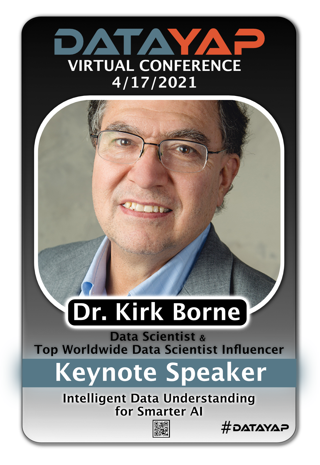 DataYap Conference Card - Dr Kirk Borne