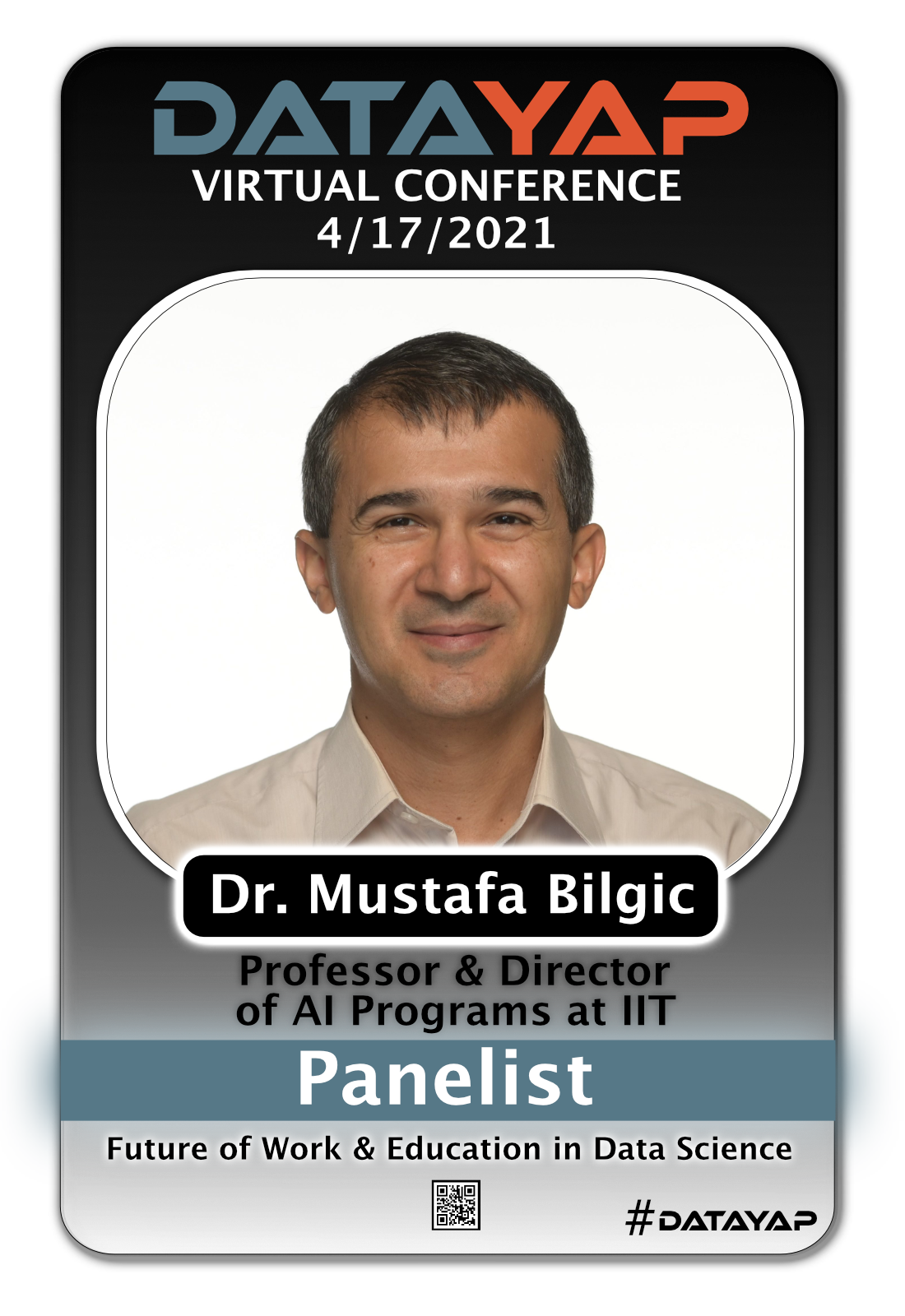 DataYap Conference Card - Dr Mustafa Bilgic