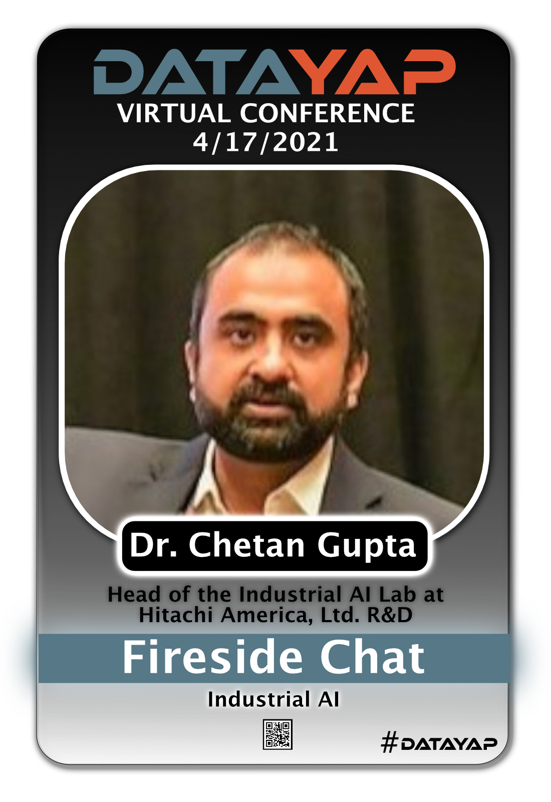 DataYap Conference Card - Dr. Chetan Gupta