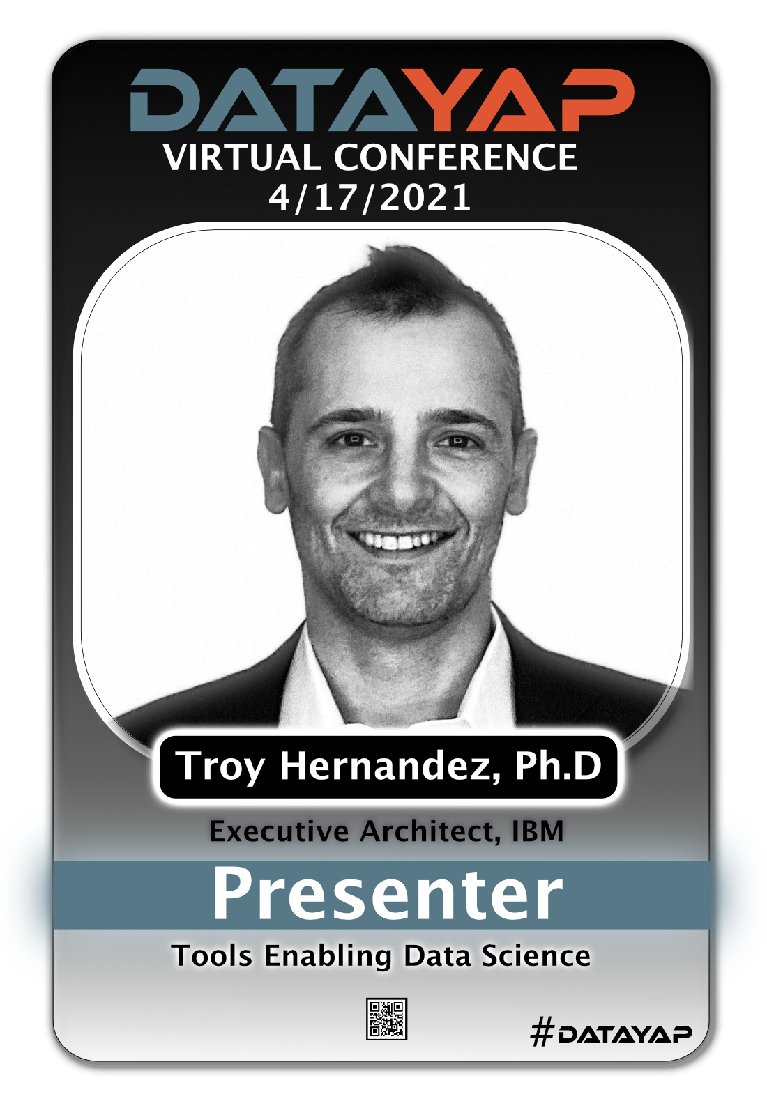 DataYap Conference Card - Troy Hernandez